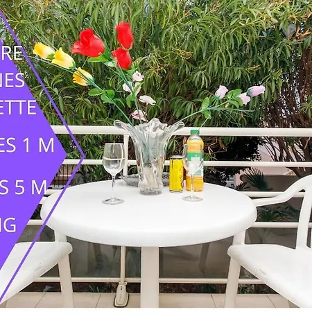Top Croisette Cannes Promo Cosy appart 1mn la Mer